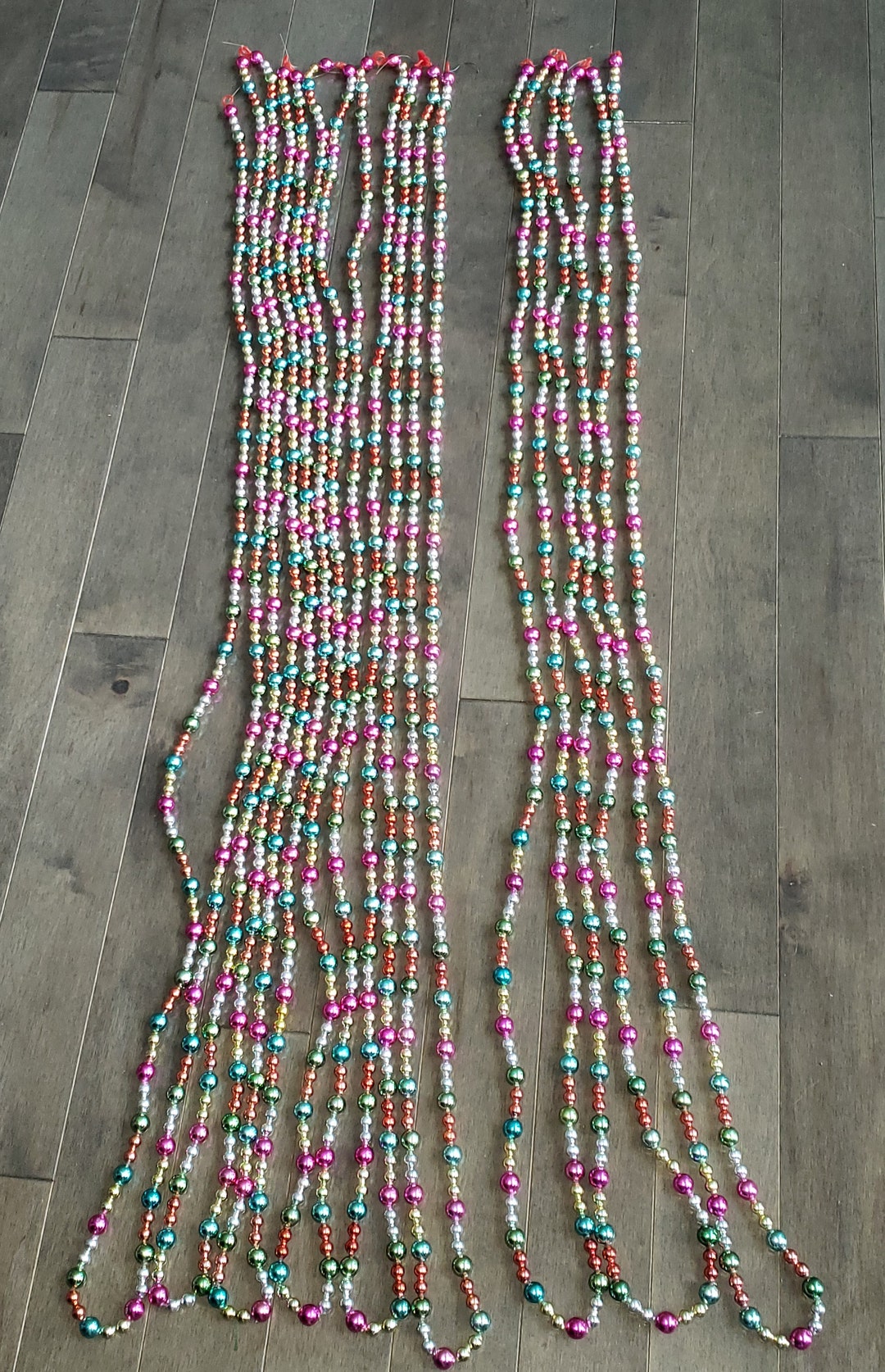 Vintage Strand of Plastic Christmas Tree Garland 7' 10 Etsy