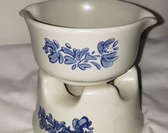 Vintage Pfaltzgraff Yorktowne USA Butter Sauce Warmer