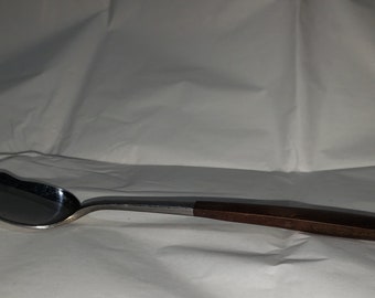 Mid Century Modern Epic Flatware Wood Handle Large Solid Jelly Server