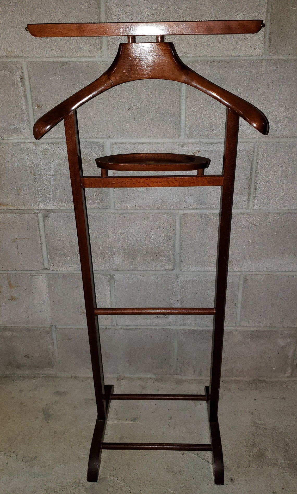 Mid Century Men's Wooden Suit Clothes Valet SPQR Italy Etsy