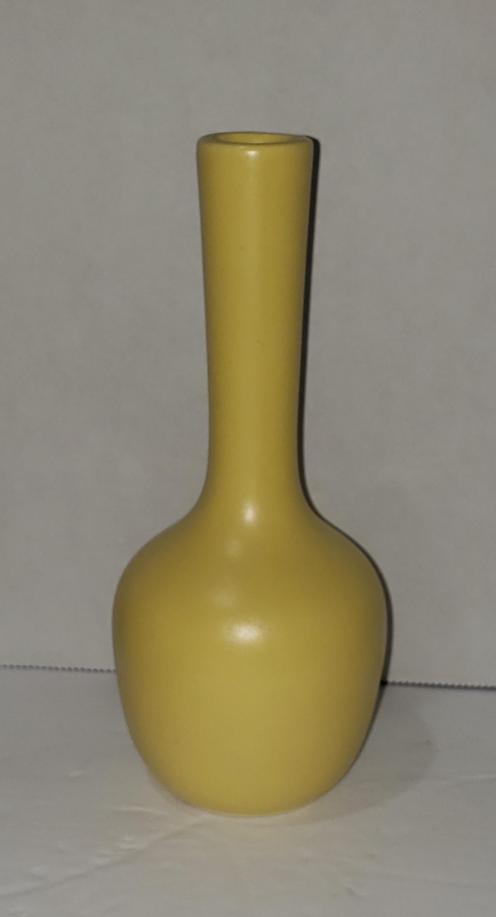 Vintage Mid Century Royal Haeger Yellow Bud Vase