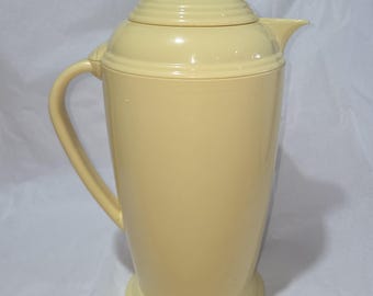Vintage Homer Laughlin Fiesta Ware Yellow Copco Thermal Coffee Carafe