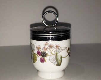 Royal Worcester Lavinia Porcelain Egg Coddler 2 1/2"