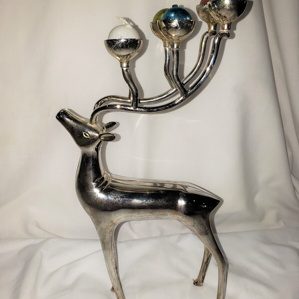 Reindeer Candelabra Etsy