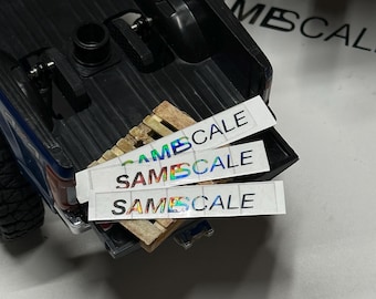 Same Scale 2” Window banners 3pk