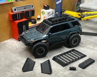 Accessories, Roof rack, Rock Sliders,  for SCX24 4Runner