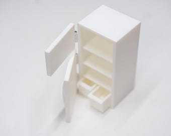 Scale Garage Fridge for Micro RC inspired to be used with SCX24