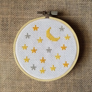 PDF You are Made of Stars 6 Hoop Cross Stitch Pattern