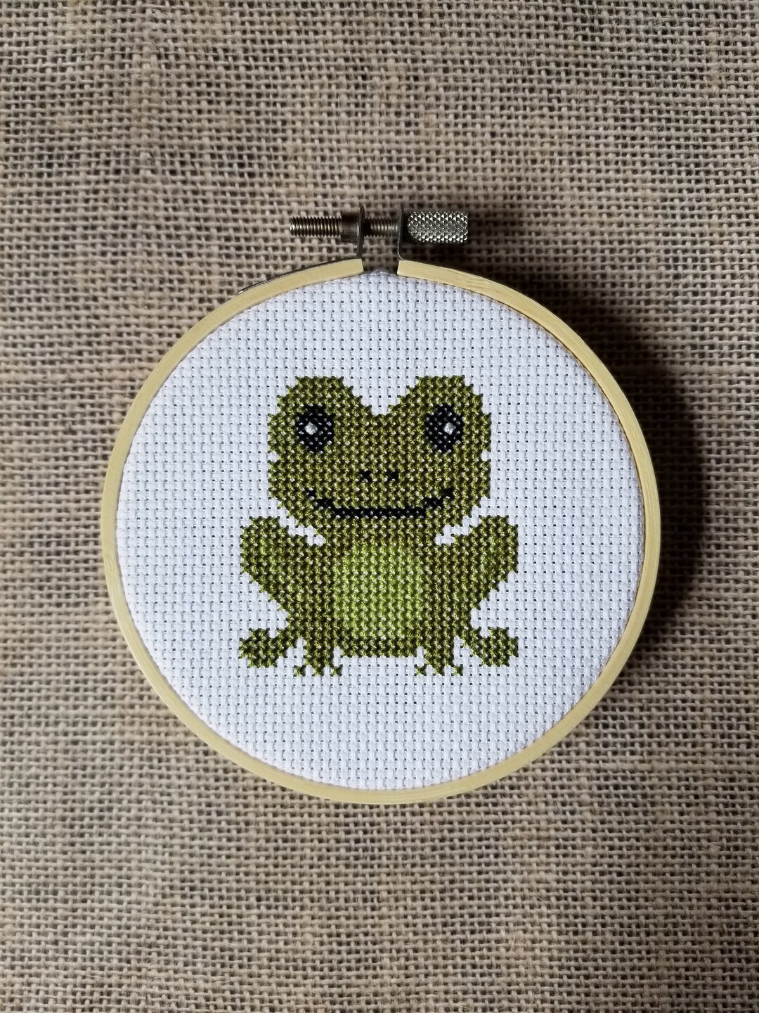 Counted Cross Stitch Frog Pattern PDF Download - Etsy