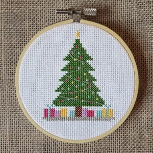 Counted Cross Stitch Christmas Tree Pattern - PDF Download