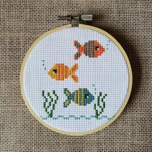Counted Cross Stitch Fish Pattern - PDF Download