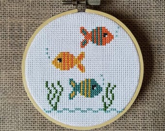 Counted Cross Stitch Fish Pattern - PDF Download