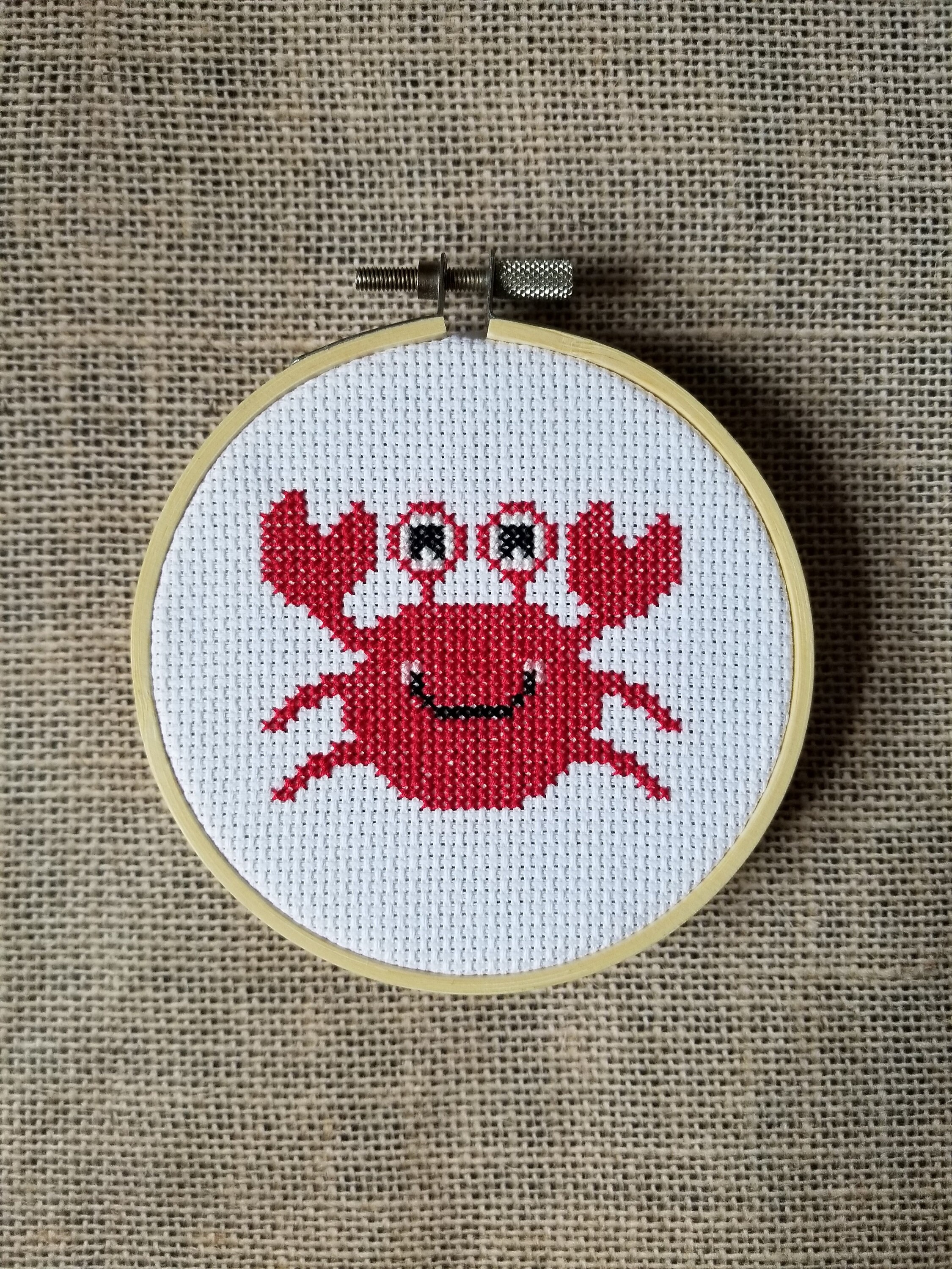 Counted Cross Stitch Crab Pattern - PDF Download - Etsy