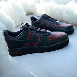 Personalized Spider Man Air Force 1 Sneakers, Custom Hand Painted Spider Man AF1 Shoes, Hand Painted AF1 Sneaker, Free Shipping