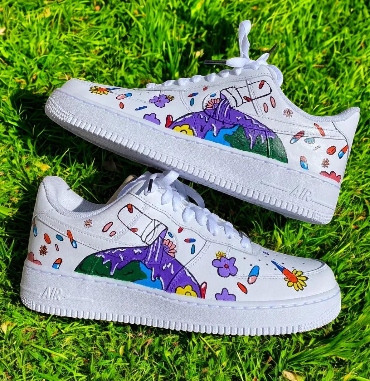 靴 juice world Air force 1 juice wrld - Etsy 日本