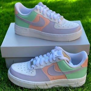Custom Colorful Air Force 1 Shoes, Custom Hand Painted Colorful AF1, Colorful Sneakers, Personalized AF1 Shoes, Free Shipping