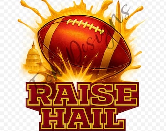 Raise Hail Football Design