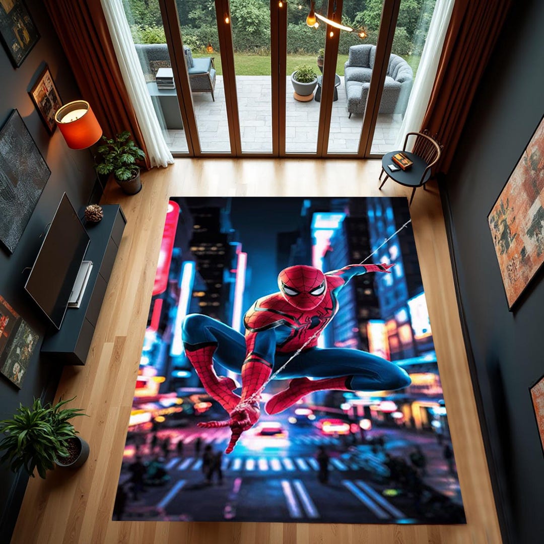Spider-man Rug, Avenger Rug, Super Hero Rug, Venom Rug, ,magazine Cover ...