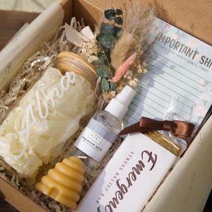 Cofanetto regalo per la cura di sé e il tempo da dedicare a se stessi / Set regalo per il relax e la riduzione dello stress