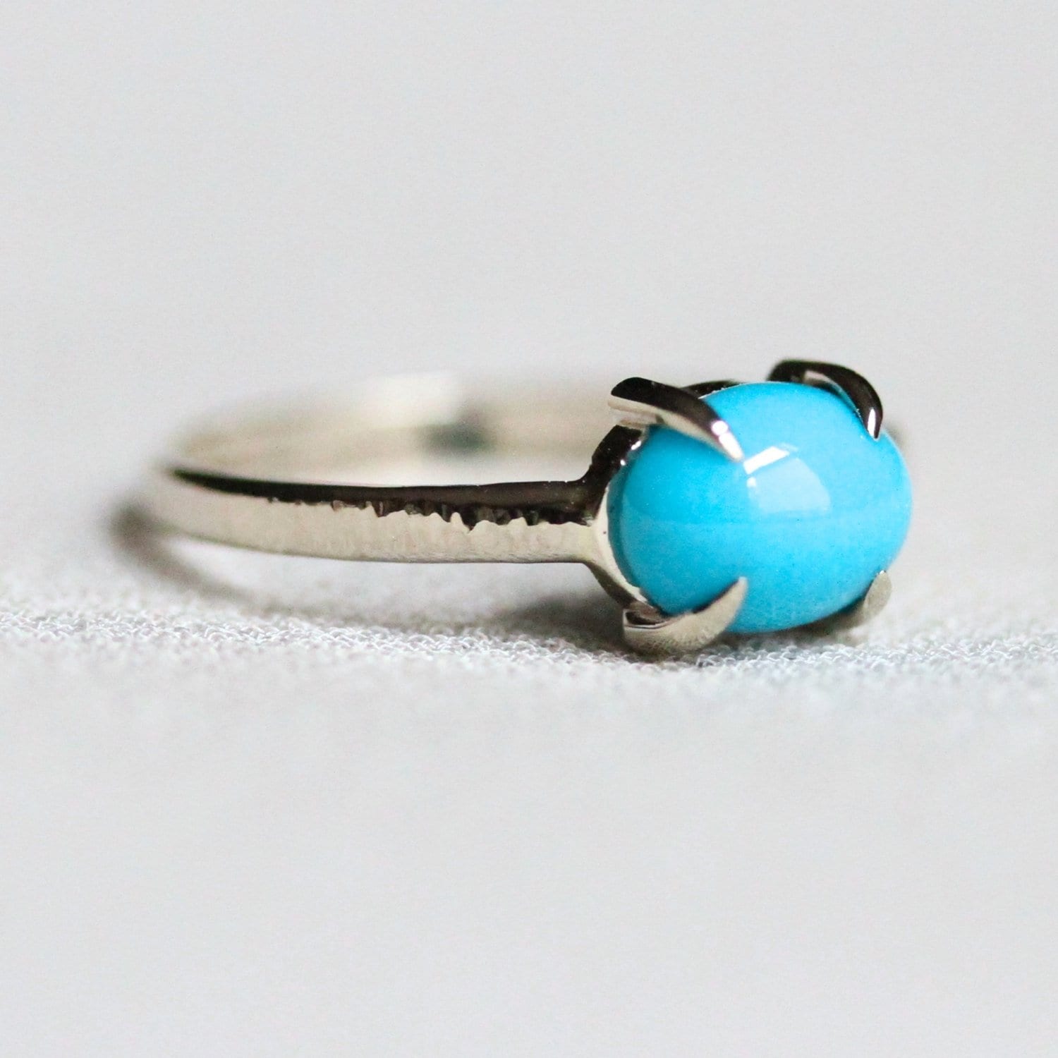 Sleeping Beauty Turquoise Ring | SOLID 14k Gold Ring | 14k Gold