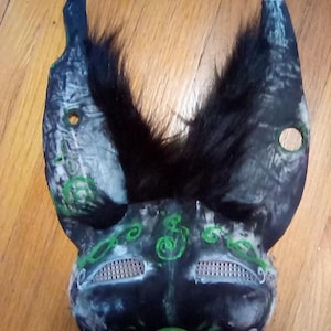 Premade therian cat mask