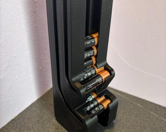 3D Printed AA AAA Battery Storage Holder
