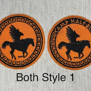 Percy Jackson Camp Half Blood*** 3 1/2 inch*** iron on patch.