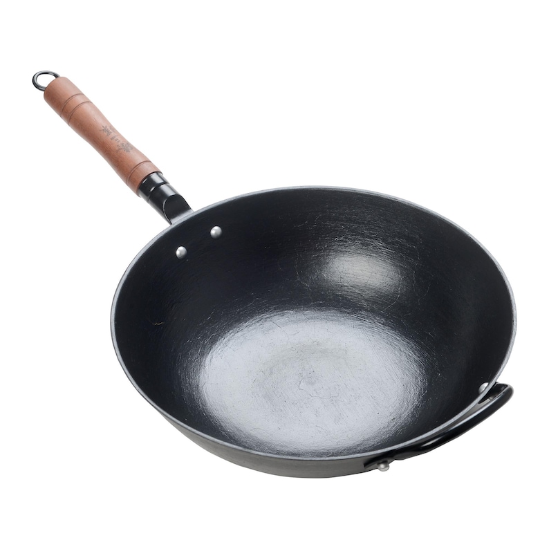 ZhenSanHuan Light-Weight Cast Iron Chinese Traditional Wok