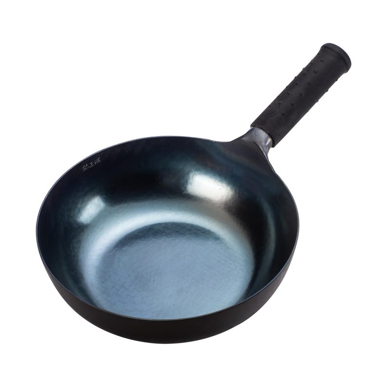 Hand-Hammered Iron Wok