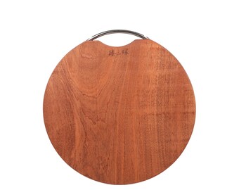 ZhenSanHuan Natural Wood Cutting Board, whole piece of Sapele wood, no glue, no painting, chopping block