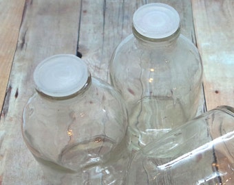 Glass Bottles, 6 pcs, 80x40mm, Craft Bottles, Bottle