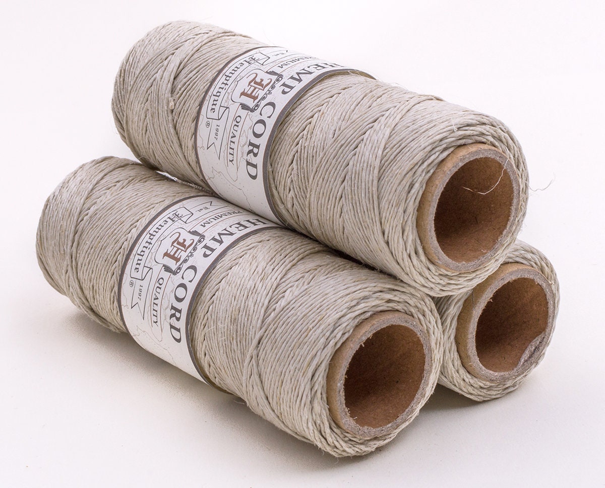 Natural Hemp Cord .5mm Natural Hemp Twine Hemp Thread Etsy