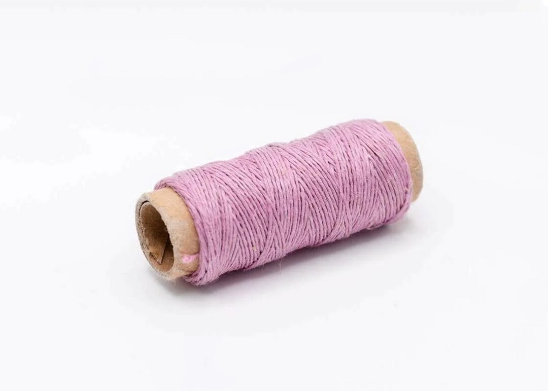 Pink Hemp Thread 2ply 1 Mini Spool Closeout Item Etsy