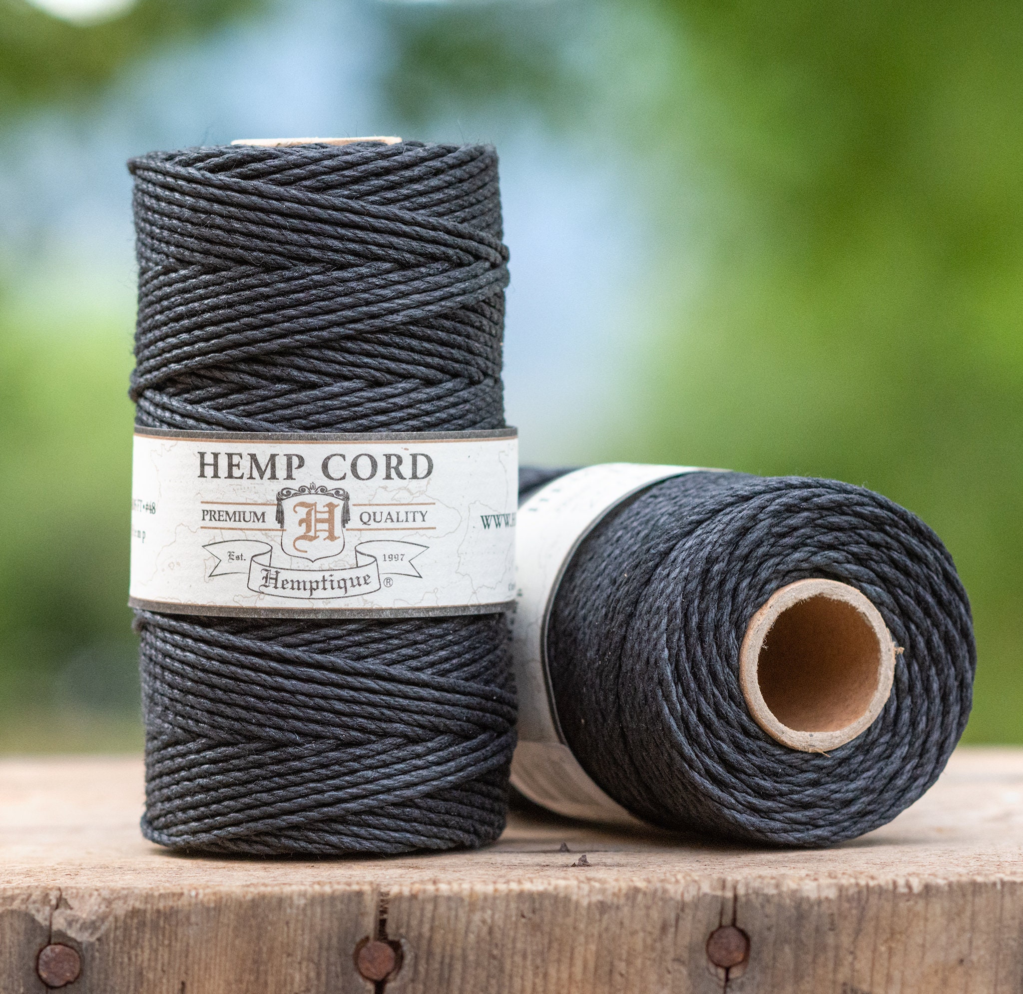 black twine rope