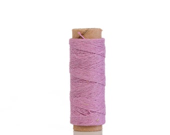 Pink Hemp Thread  2ply - 1 Mini Spool closeout item