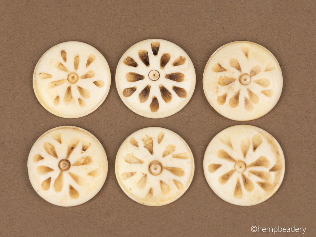 Bone Buttons, Cream Color 20mm Diameter, 12 Pieces B3236 - Etsy