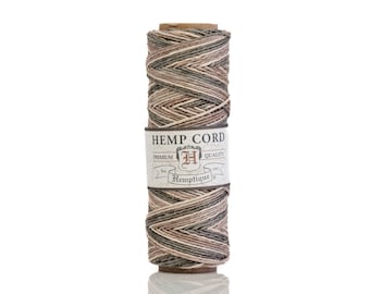 Earthy macrame Hemp Cord, .5MM  Twine, Brown twine, Hemp Jewelry Supply
