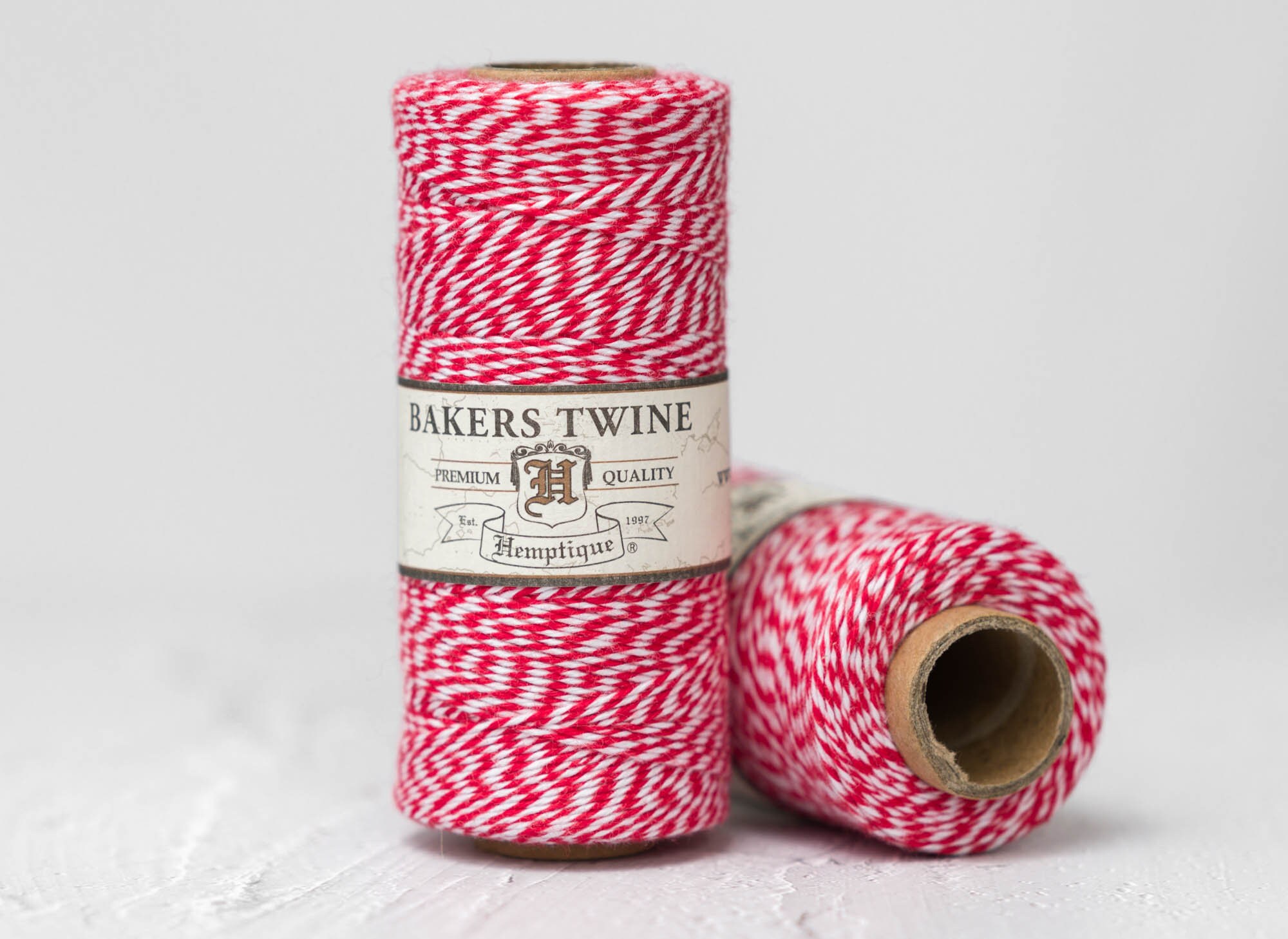 Red Solid Colour No.5 Soft Touch Cotton Craft Twine/String 500g Approx 260m 