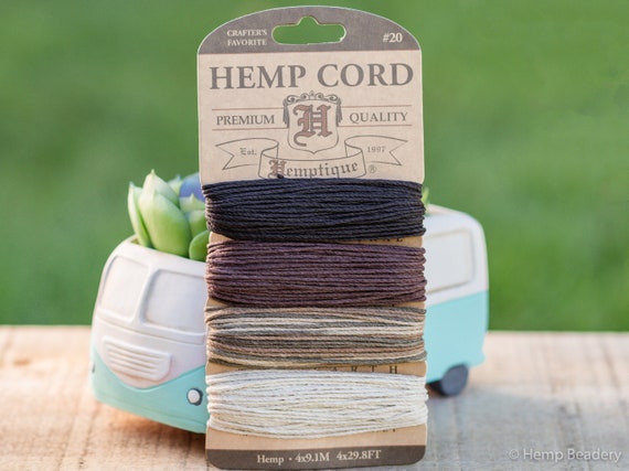 Hemp Variety Pack - Earth Tones - 1mm -2mm thickeness