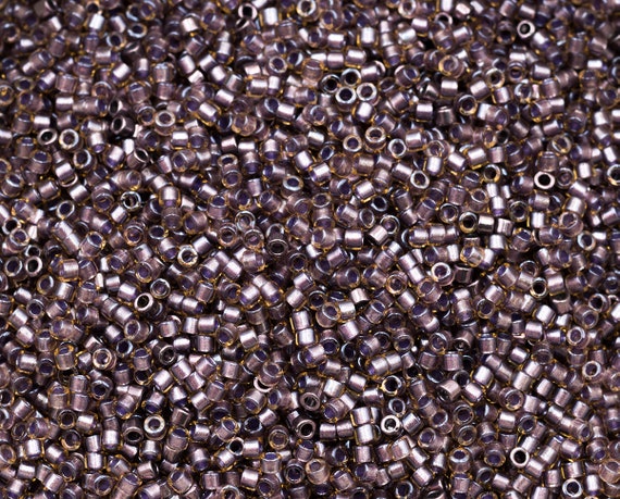 Purple Japanese Miyuki Seed Beads - 11g -1 ounce bag -B2316H