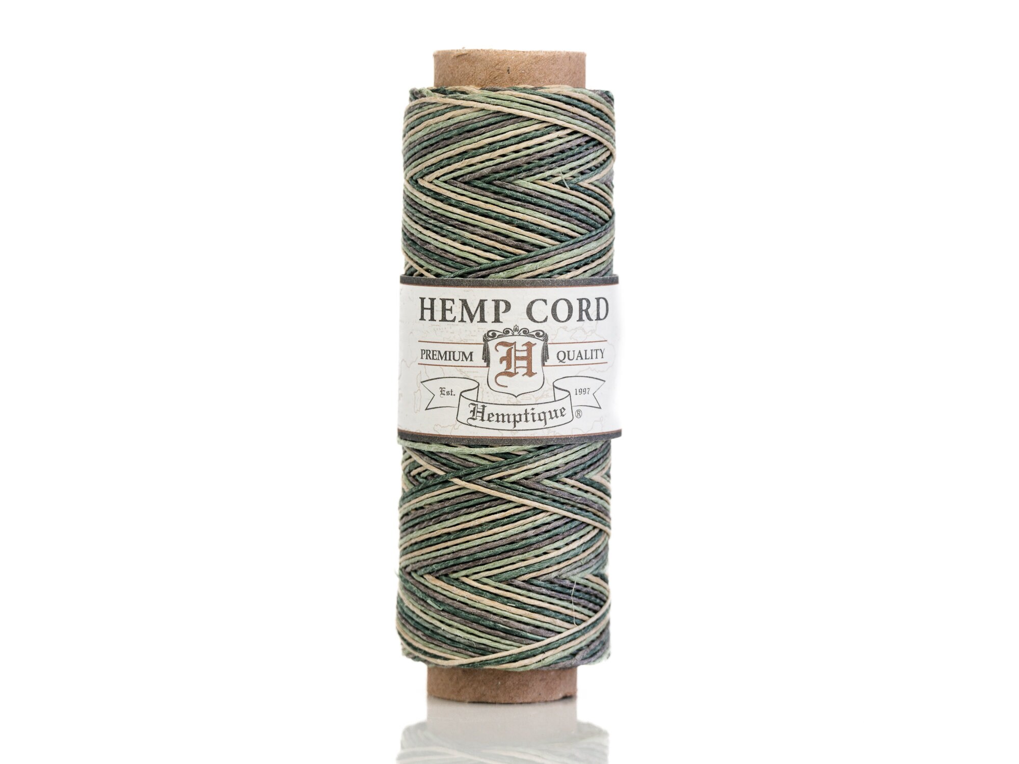 Camo Hemp Cord: 0.5mm Macrame Beading Jewelry Cord