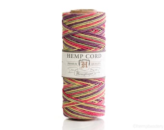 Cat's Cradle Multi Colored Hemp Twine 1mm