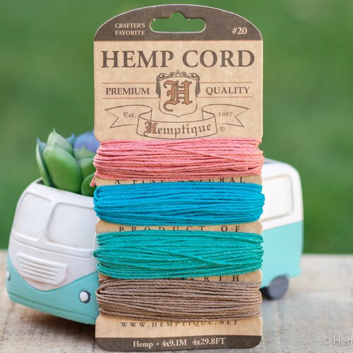 Thin Hemp Twine Light Blue High Quality .5mm Micro Macrame Etsy