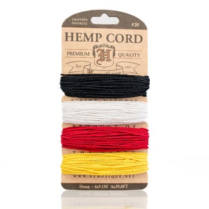 Mod Squad Hemp String Sample Card  -CH66