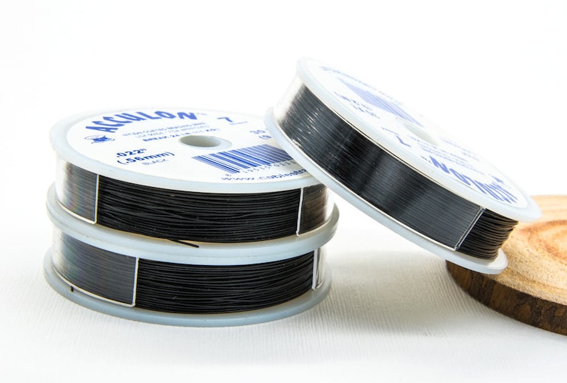 Black Wire 0.51mm Jewelry Wire -W5 30 feet