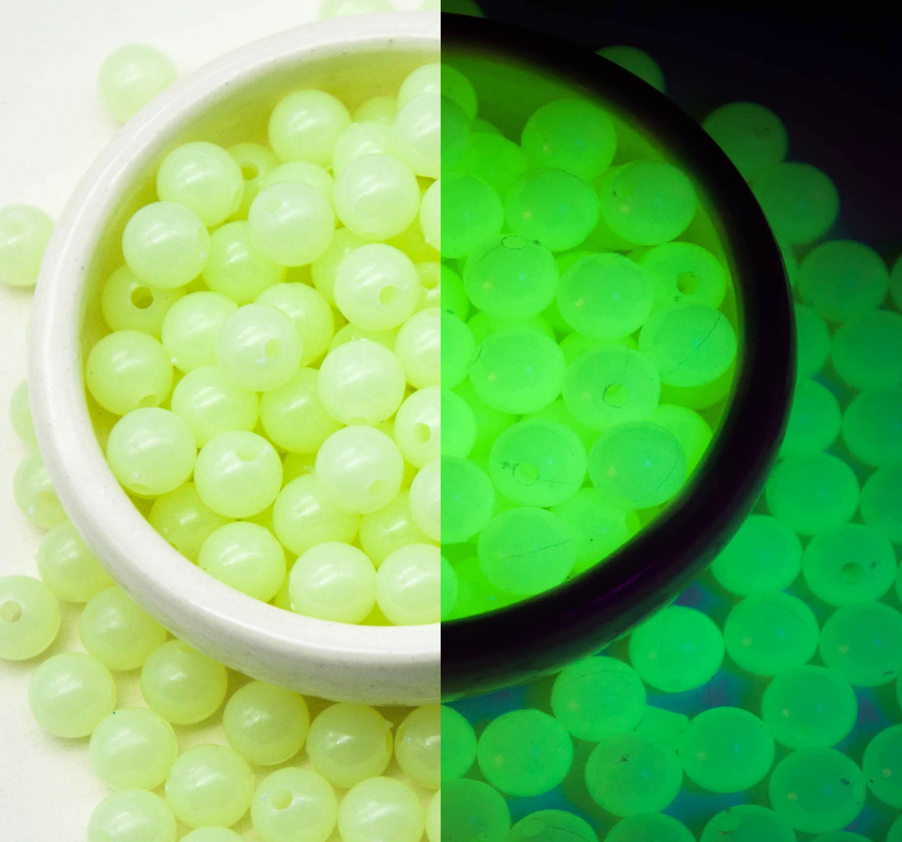 Luminous UV Beads 10mm 50pcs Glow Beads Party Beads UV Etsy
