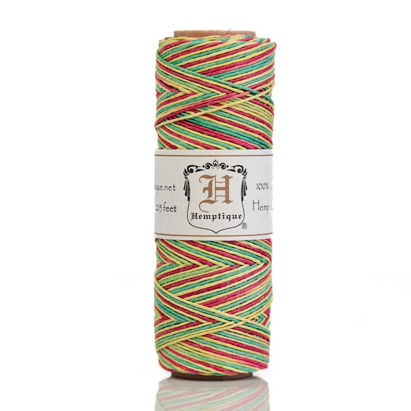 Rasta Hemp Cord. 5mm,   Macrame Cord, Thin hemp Twine