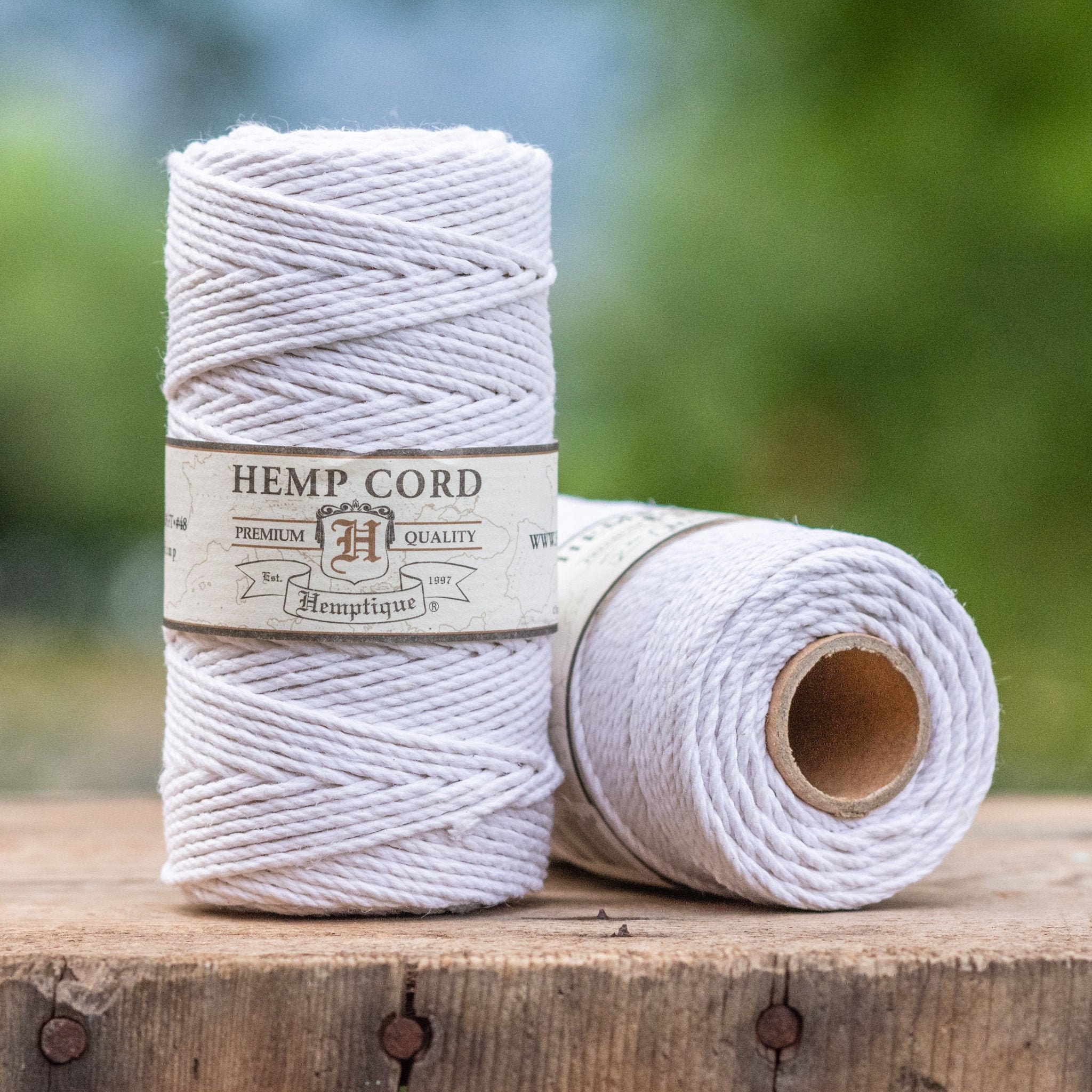 Hemp Cord 2mm white macrame cord Thick Hemp For jewelry Etsy