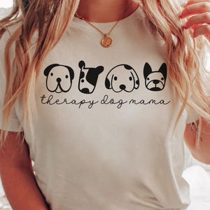 Therapy Dog Shirt, Assistance Animal Shirts, Gift For Therapy Dog Owner, Therapy Dog Lover Tee, Gift Shirt Service Dog Mom, Pet Therapy Tee