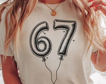 Six Seven Shirt, 6 7 Shirt, Funny Number Meme T-Shirt, Trendy TikTok Saying Shirt, Funny Number Gen Z shirts Gen Z Gifts, Viral 67 Trend